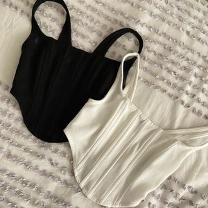 Black and White Corset Tops🤍🖤